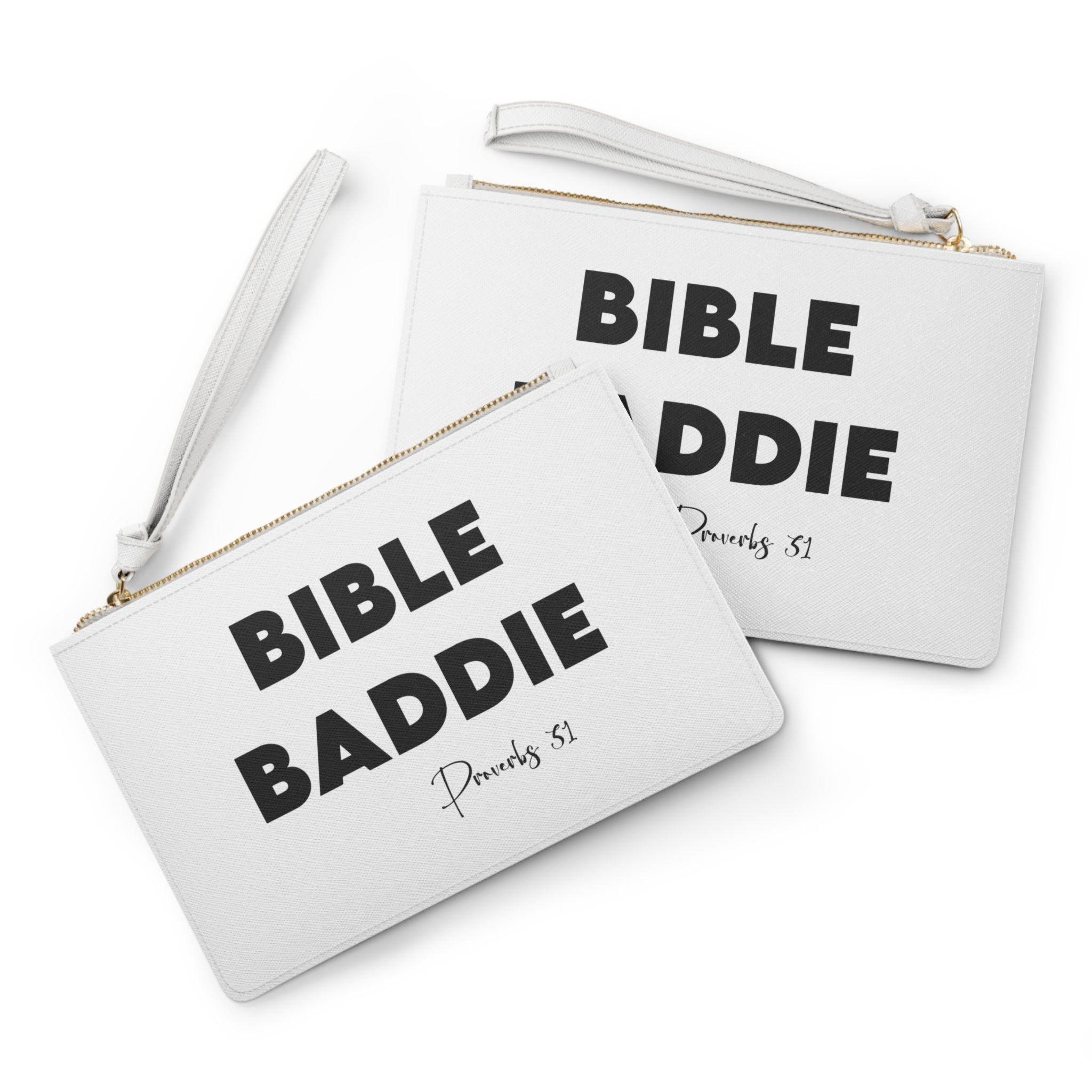 Bible Baddie Clutch Bag — Proverbs 31 Wristlet Purse for Faithful Fashionistas